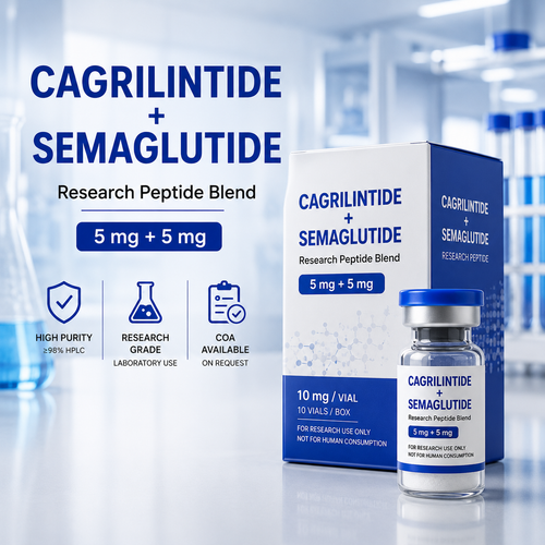Cagrilintide + Semaglutide (5 mg + 5 mg) – Research Peptide Blend