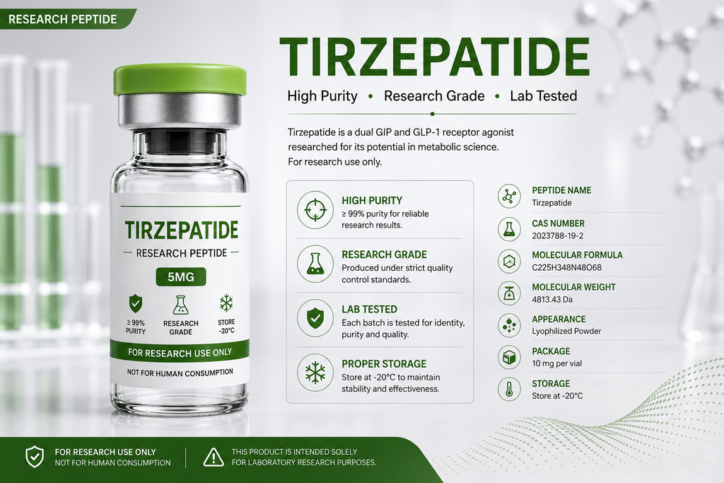Tirzepatide – Research Peptide