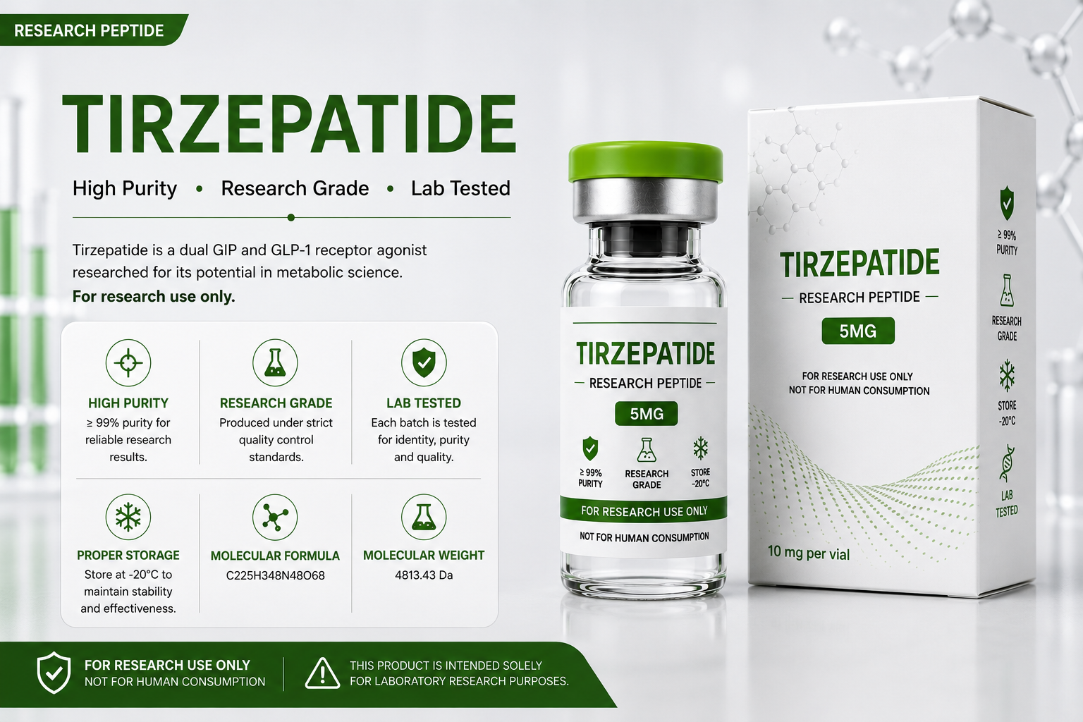 Tirzepatide – Research Peptide