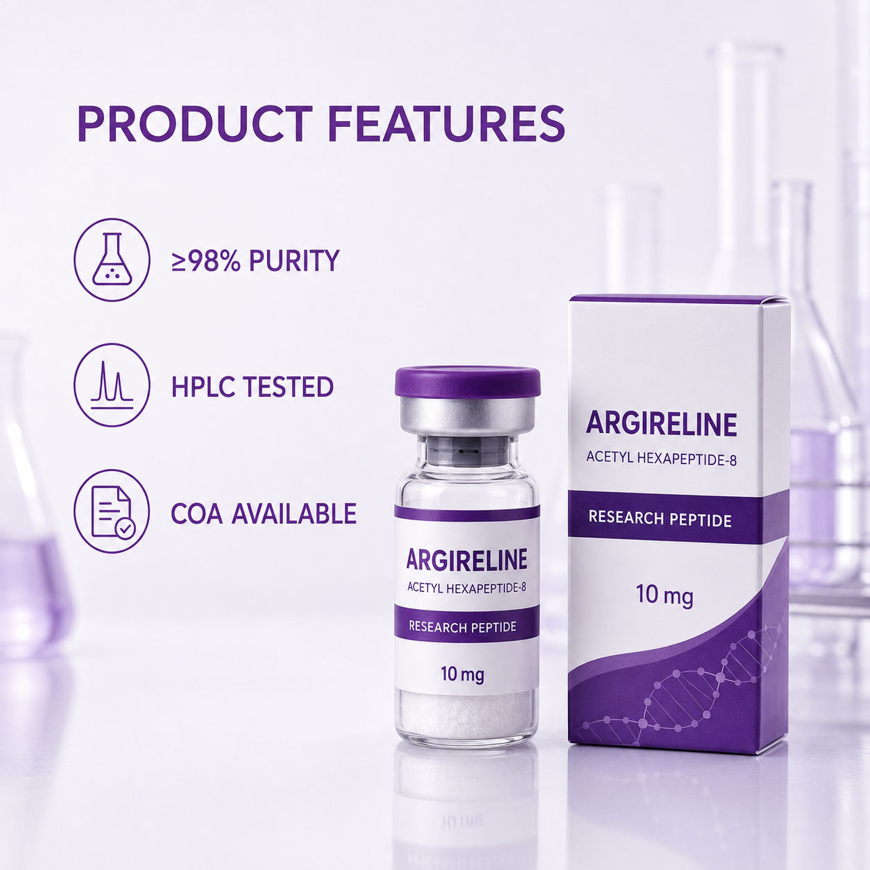 Argireline (Acetyl Hexapeptide-8) – Research Peptide