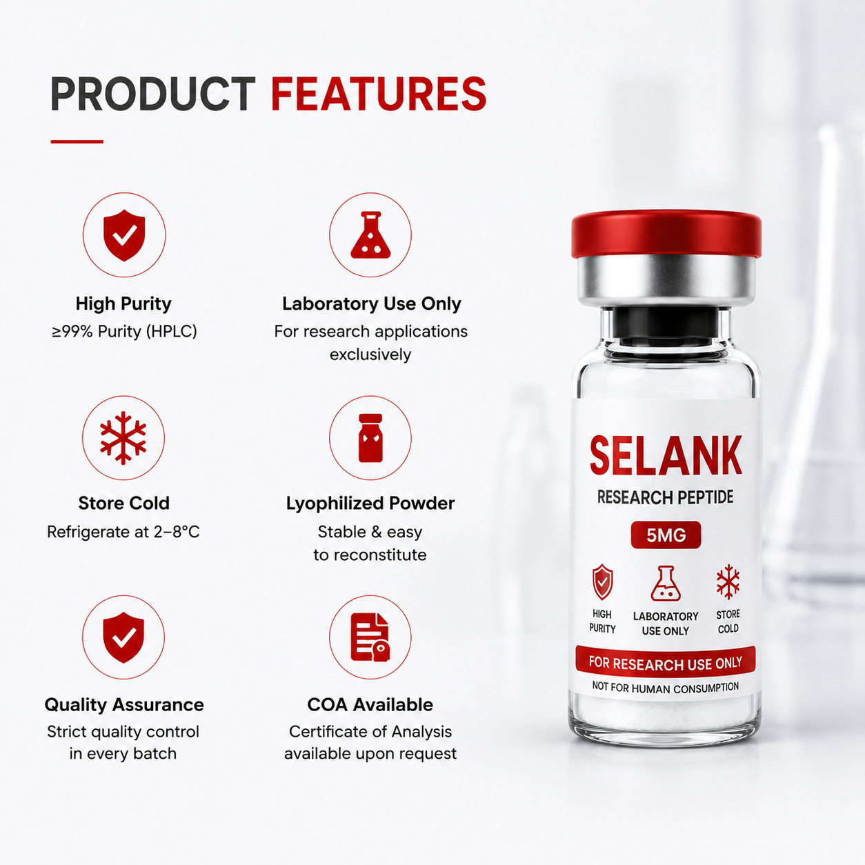 Selank – Research Peptide