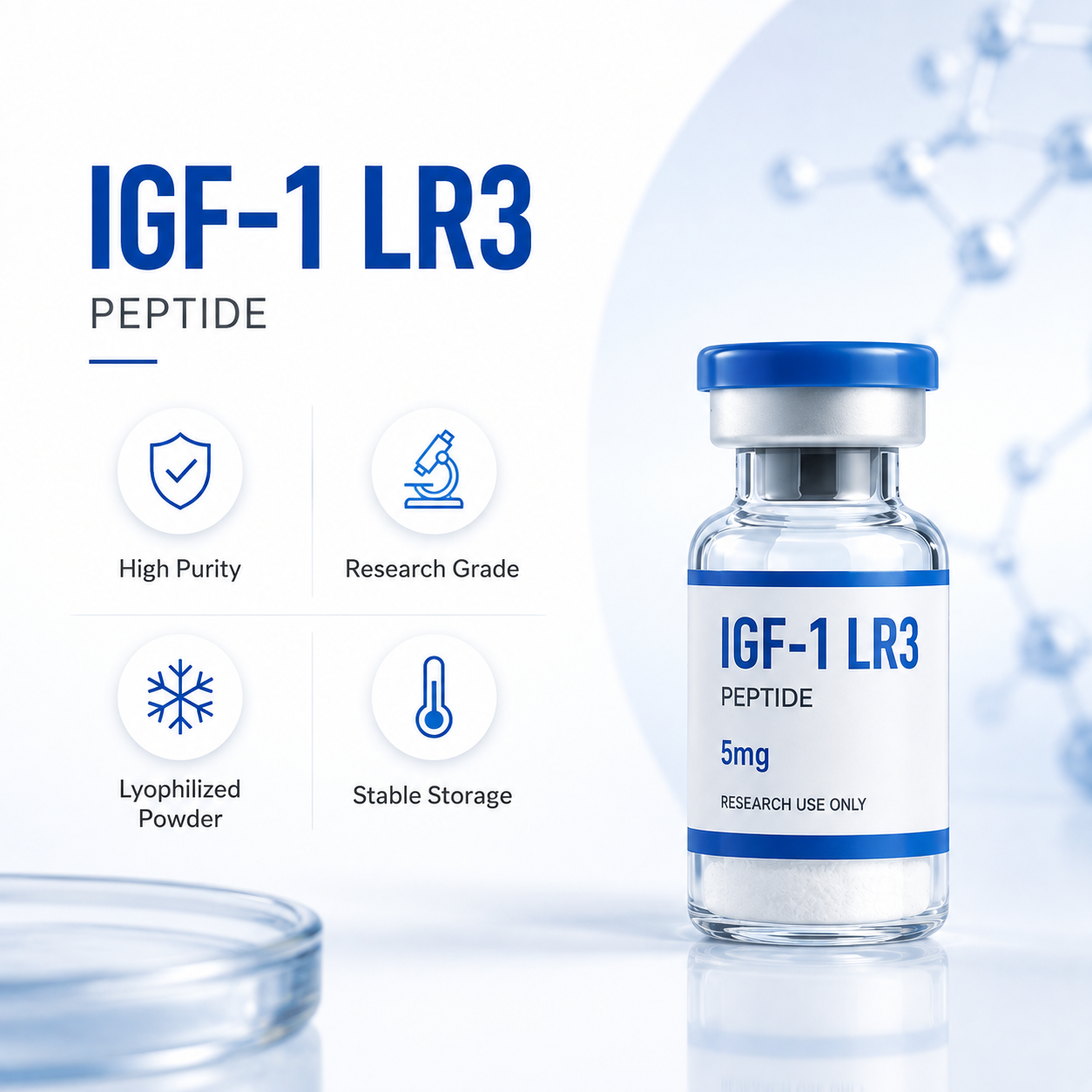 IGF-1 LR3 – Research Peptide