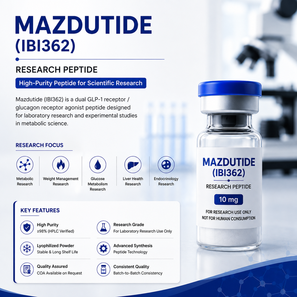 Mazdutide (IBI362) – Research Peptide