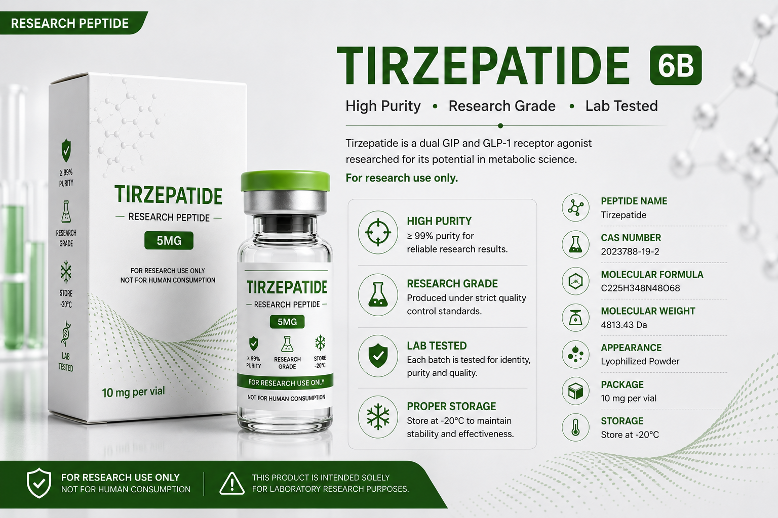 Tirzepatide – Research Peptide