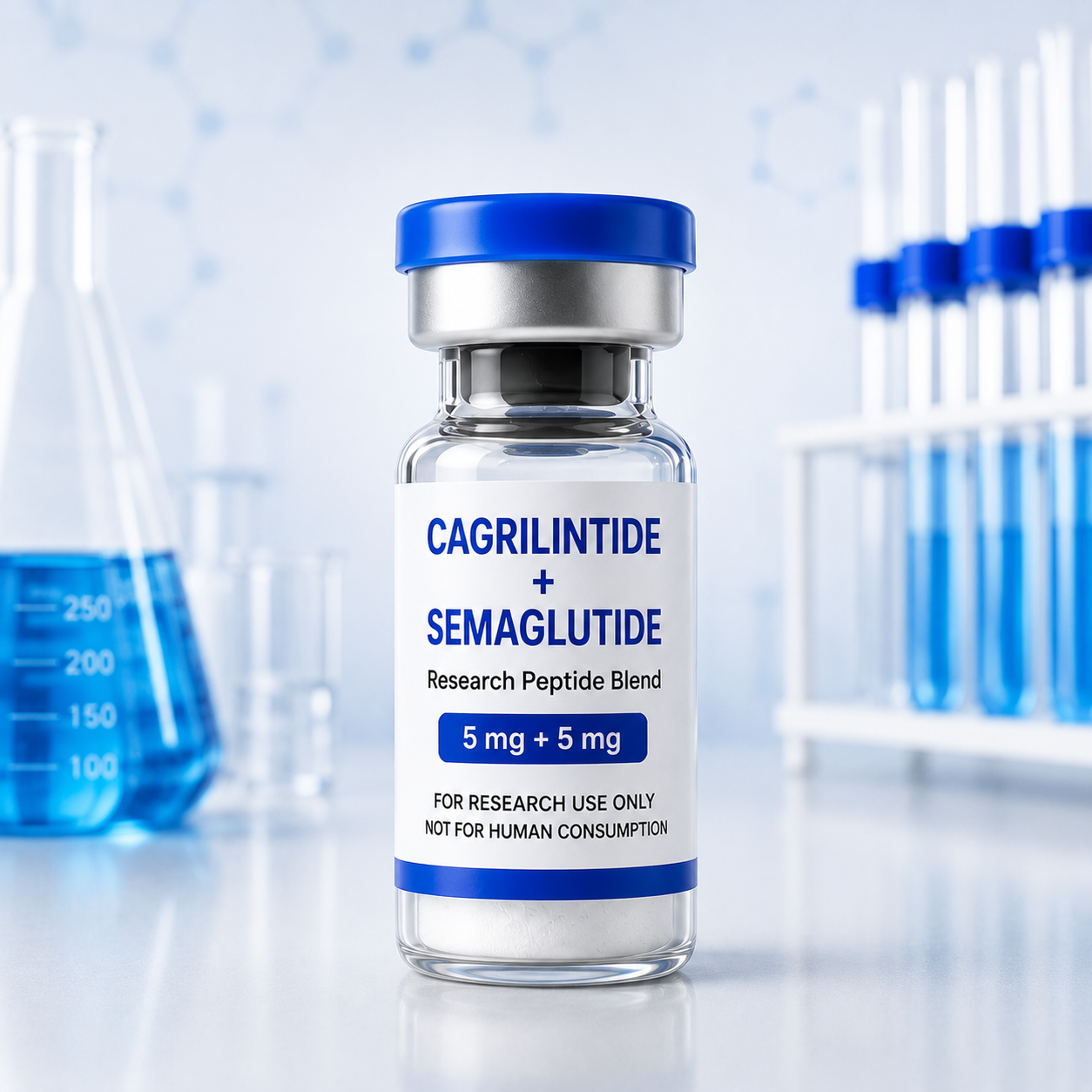 Cagrilintide + Semaglutide (5 mg + 5 mg) – Research Peptide Blend